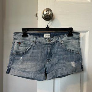 Hudson Denim Jean Shorts - Ruby, Distressed
